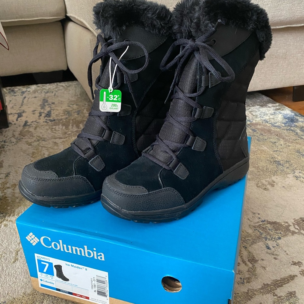 Columbia Ice Maiden II- Black Snow Boot